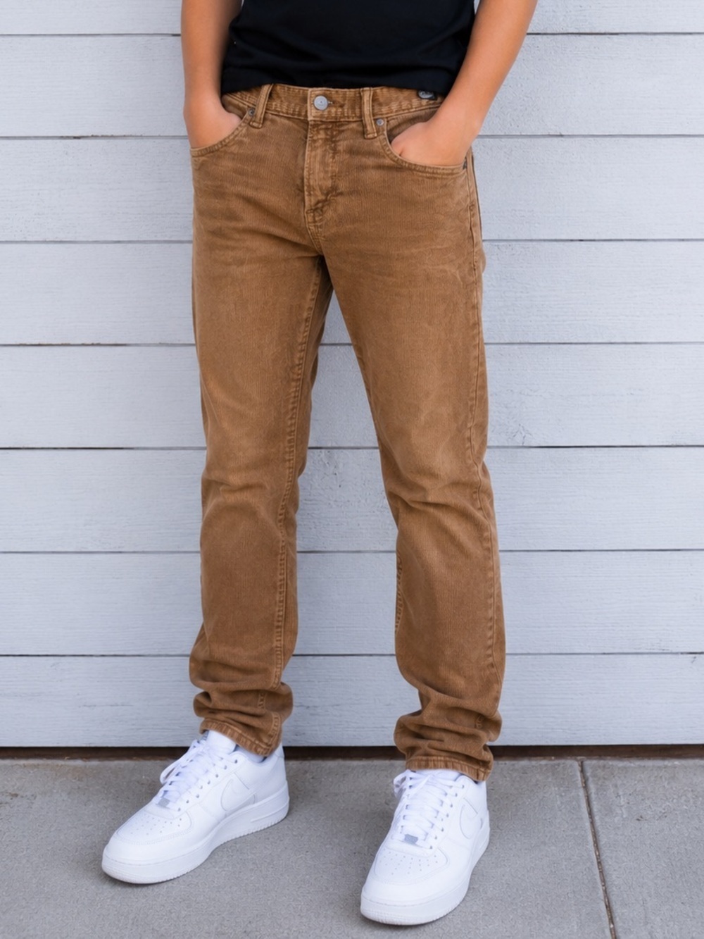 GAP Kids Brown Straight-Leg Jeans